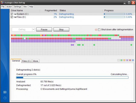Aulogics Disk Defrag
